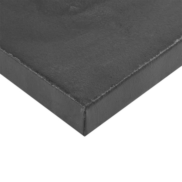 Charcoal Leaf Heavy Textured Canvas with Gold Foil Embellishment - Image 4