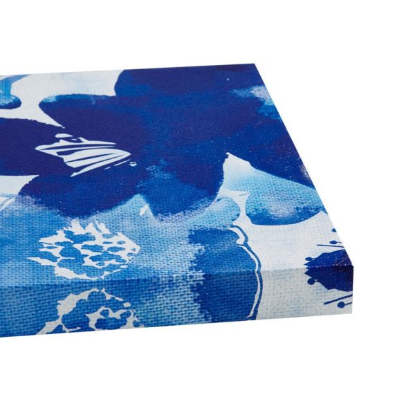 Cobalt Garden Gel Coated Canvas 3 Piece Set - Image 4