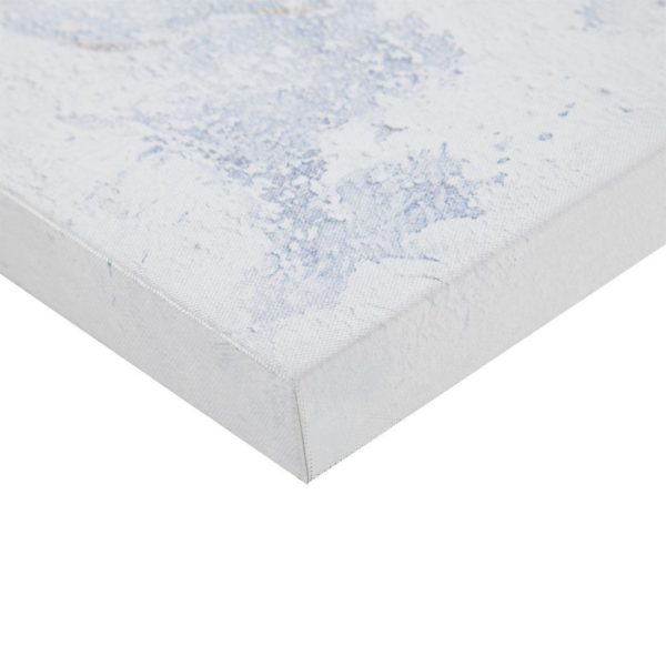 Gleaming Blue Florals Printed Canvas 2 Piece Set - Image 5