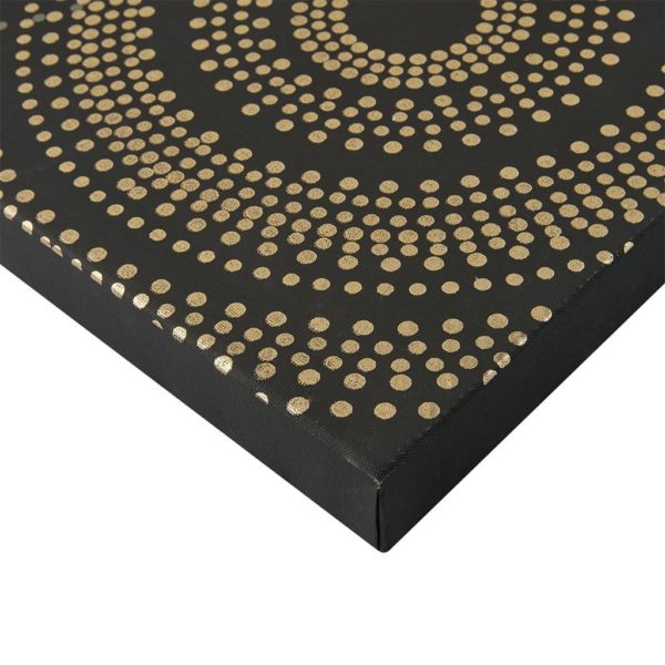Golden Emblem Printed Canvas with Gold Foil Embellishment 3 Piece Set - Image 4