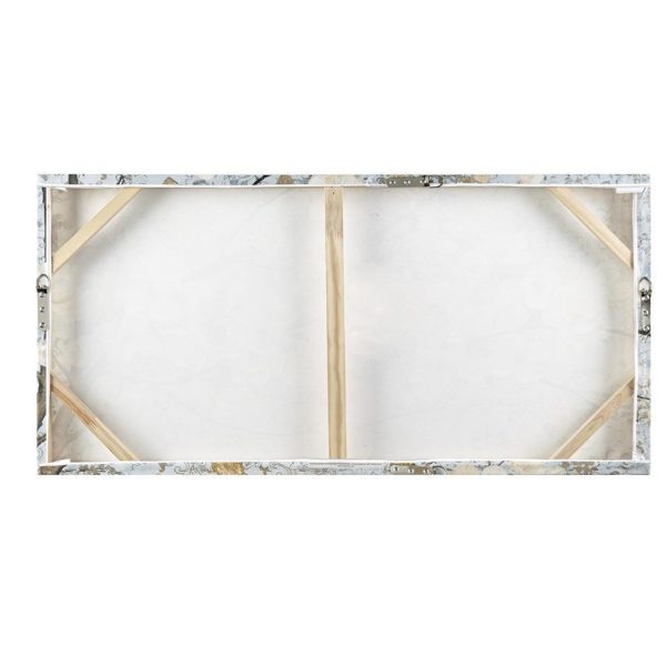 Luminous Bloom Gold Foil Floral Hand Embellished Canvas Art - Image 5