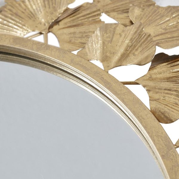 Eden Gold Foil Ginkgo Mirror - Image 4