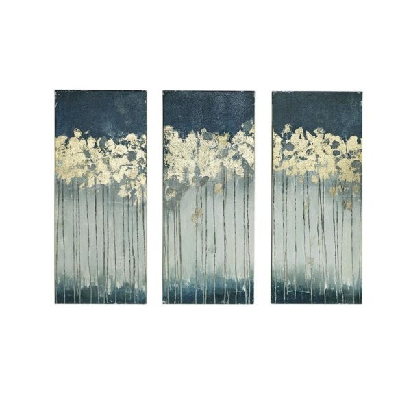 Midnight Forest Gel Coat Canvas with Gold Foil Embellishment - Image 2