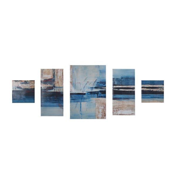 Overseas Printed Canvas with Gel Coat 5pcs Set - Image 2
