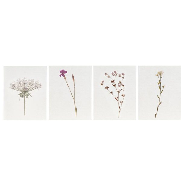 Petite Floral Printed Linen Oblong Canvas 4 Piece Set - Image 2