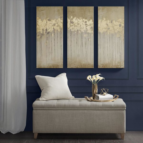 Sandy Forest Gel Coat Canvas with Gold Foil Embellishment