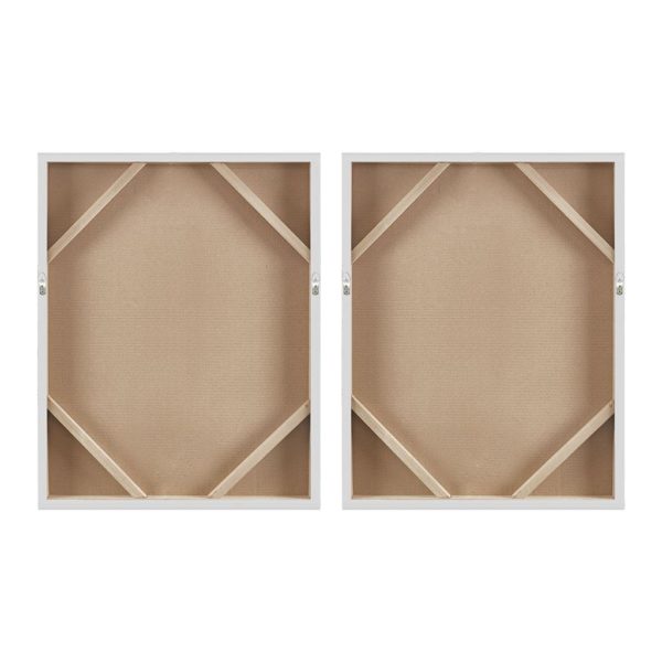Seafoam Aurora 2 Piece Canvas Art in Heavy Textured Gold Foil - Image 6