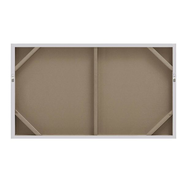 Silver Trellis Heavy Textured Canvas with Glitter Embellishment - Image 6