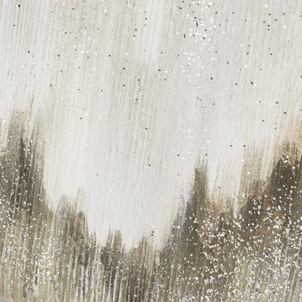 Sterling Mist 100% Hand Brush Embellished Canvas 3 Piece Set - Image 3