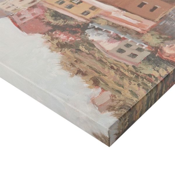 Sunny Italian Riviera Coastal Scenic Canvas with Gel Coat - Image 4