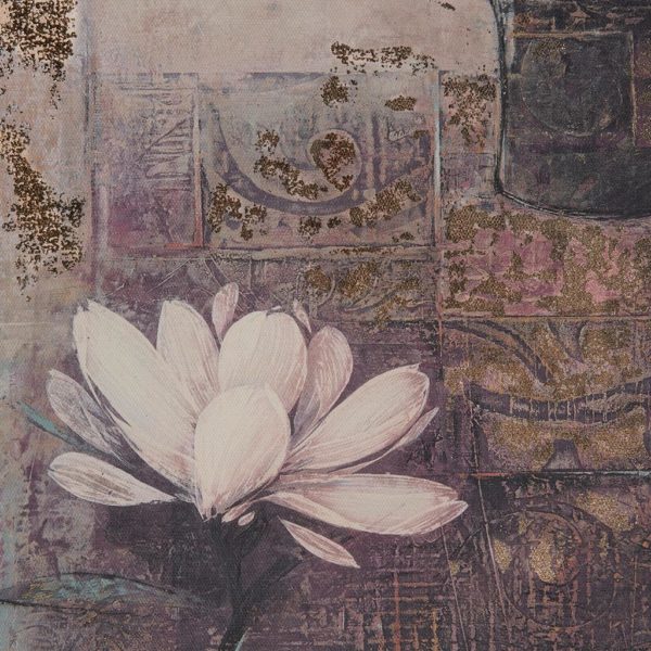 Tranquil Composition Framed Canvas with Gold Foil Embellishment - Image 3