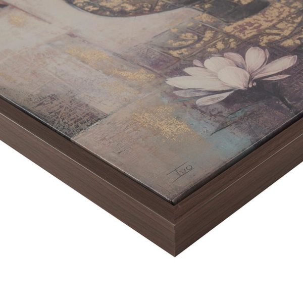 Tranquil Composition Framed Canvas with Gold Foil Embellishment - Image 4
