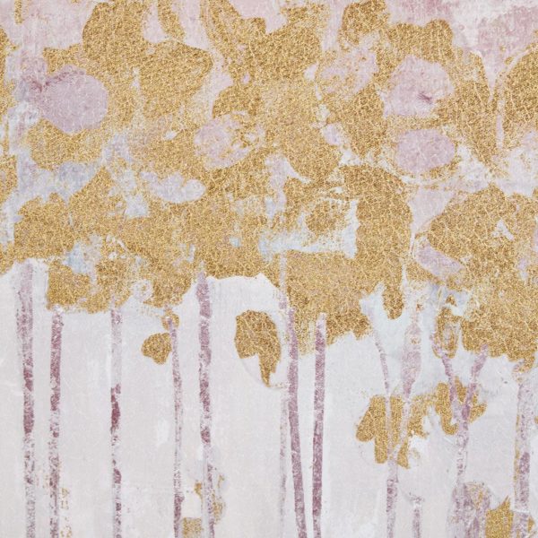 Twilight Forest Gel Coated Canvas with Gold Foil 3 Piece Set - Image 3