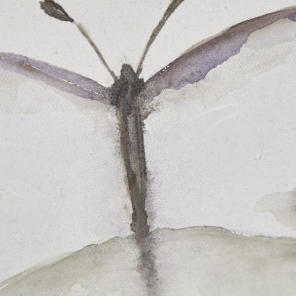 Vintage Butterfly Hand Embellished Butterfly 3 Piece Canvas Set - Image 4