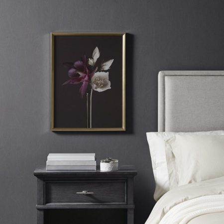 Night Floral Glass Frame Floral Photography