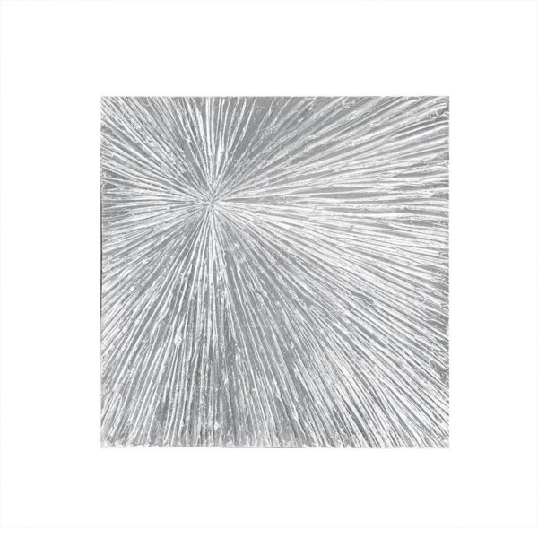 Sunburst Silver Resin Dimensional Palm Box - Image 2