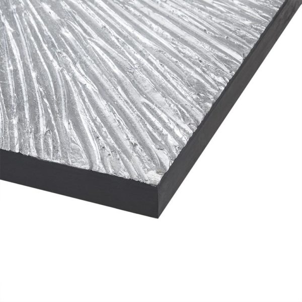 Sunburst Silver Resin Dimensional Palm Box - Image 4