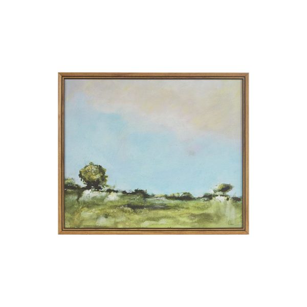 Across The Plains 2 Framed Gel Coated Canvas - Image 2