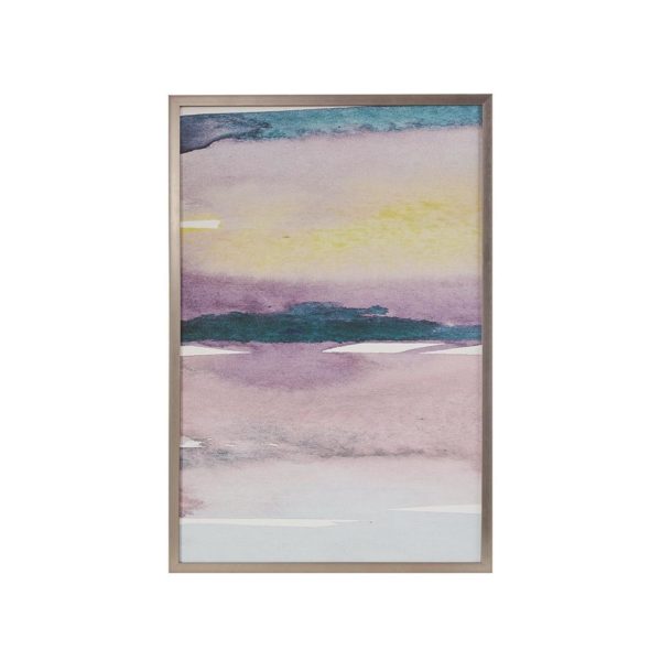 Cotton Candy Sky Framed Gel Coated Canvas - Image 2