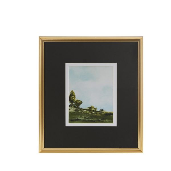 Across The Plains 1 Framed Glass Wall Art Double Mat - Image 2