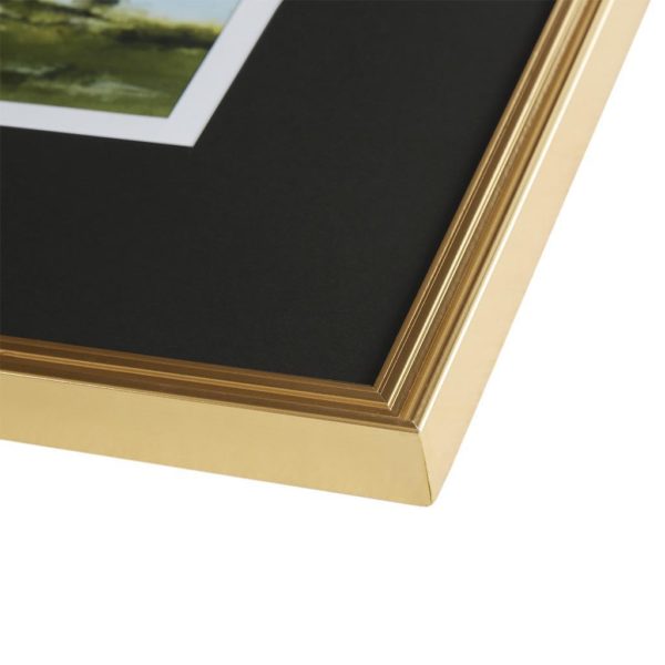 Across The Plains 1 Framed Glass Wall Art Double Mat - Image 4