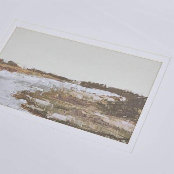 Along The Water Framed Glass Wall Art Double Mat - Image 3