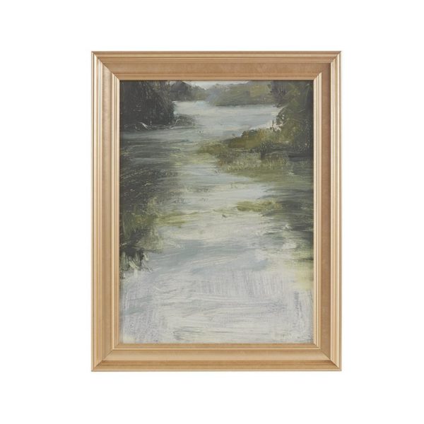 Estuary Framed Glass Wall Art - Image 2