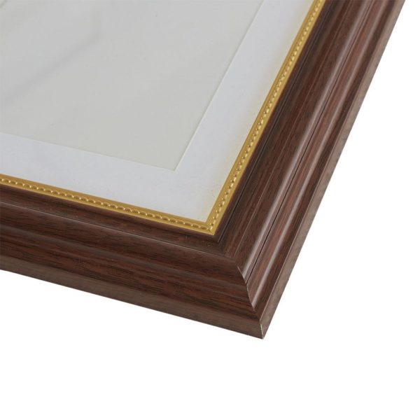 Wind Feather II Framed Glass Wall Art Single Mat - Image 4