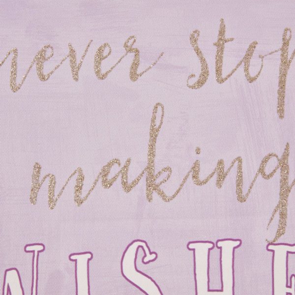 Lavender Dream Printed Canvas with Gold Glitter 5 Piece Set - Image 4