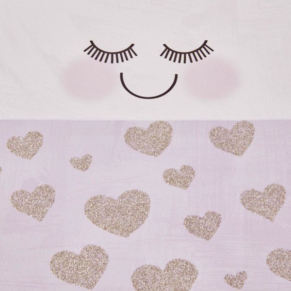 Lavender Dream Printed Canvas with Gold Glitter 5 Piece Set - Image 5