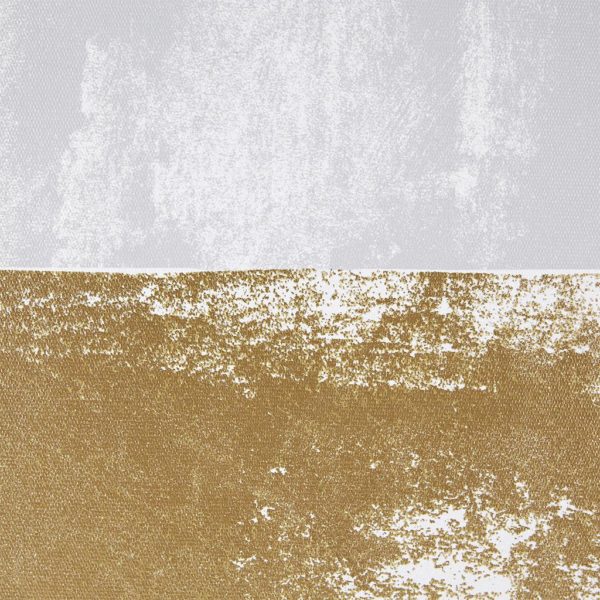 Metallic Moon Gold Foil Geometric 2 Piece Canvas Set Hand Embellished - Image 3