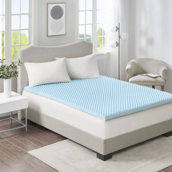 3" Gel Memory Foam All Season Reversible Hypoallergenic Cooling Mattress Topper