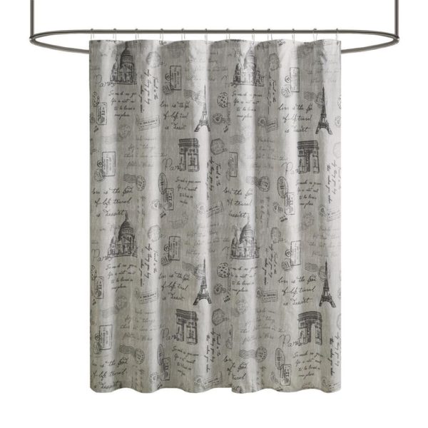 Marseille Paris Printed Shower Curtain - Image 2