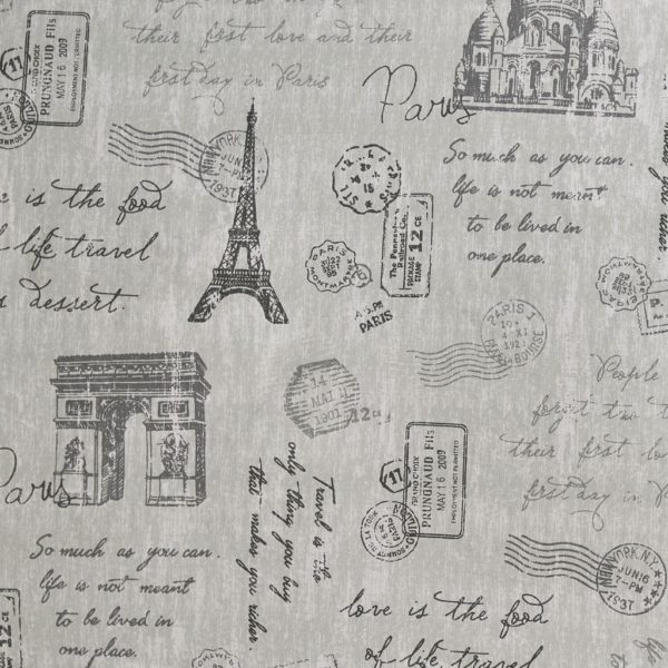 Marseille Paris Printed Shower Curtain - Image 3