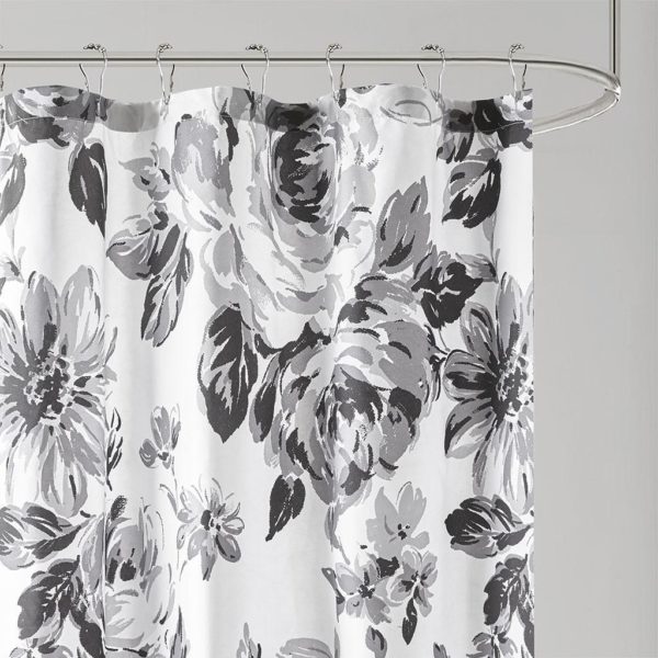 Dorsey Floral Printed Shower Curtain - Image 4