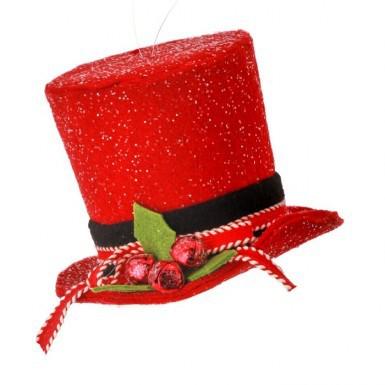 MTX64553 5" FROSTY FELT RED SNOW (10365)