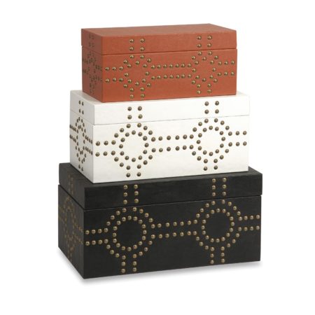 99978-3 STUDDED BOXES (10466)
