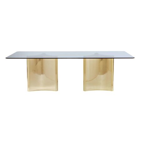 Abbott Metal Dining Table 