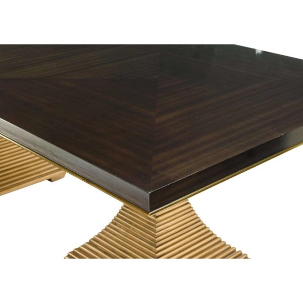 Jet Set Double Pedestal Dining Table  - Image 5