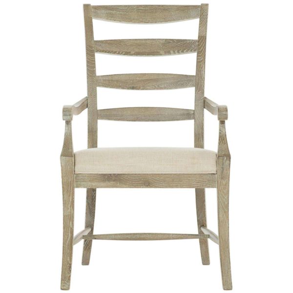 Rustic Patina Ladderback Arm Chair 