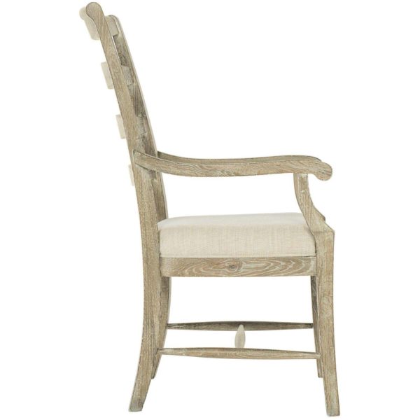 Rustic Patina Ladderback Arm Chair  - Image 3