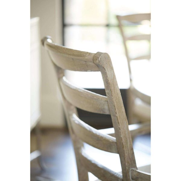 Rustic Patina Ladderback Arm Chair  - Image 5