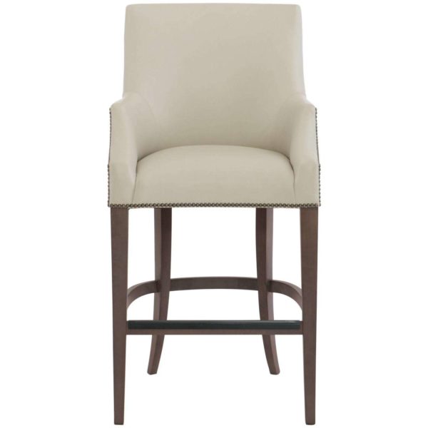 Keeley Leather Bar Stool 