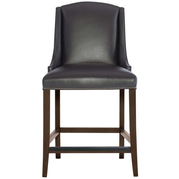 Slope Leather Bar Stool 