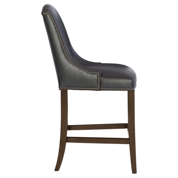 Slope Leather Bar Stool  - Image 2