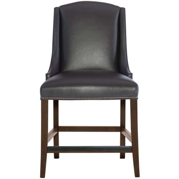 Slope Leather Counter Stool 