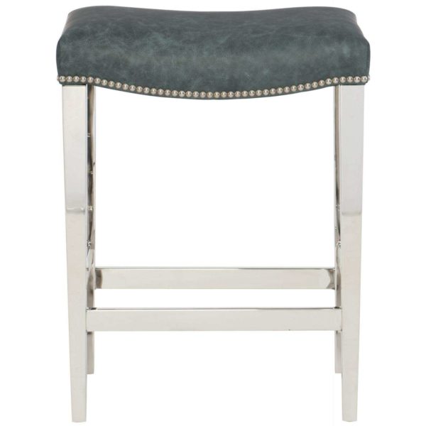 Thorpe Leather Counter Stool 