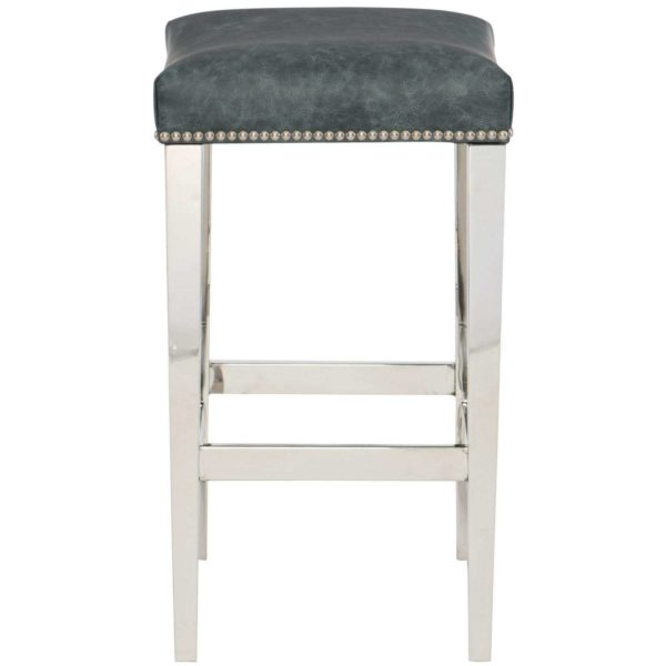 Thorpe Leather Counter Stool  - Image 2