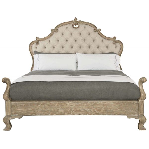 Campania Upholstered Panel Bed 