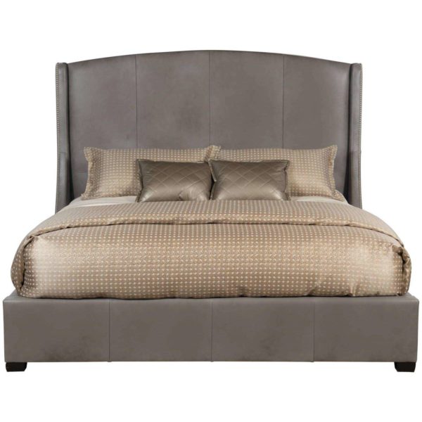 Cooper Leather Wing Bed (64" H) 